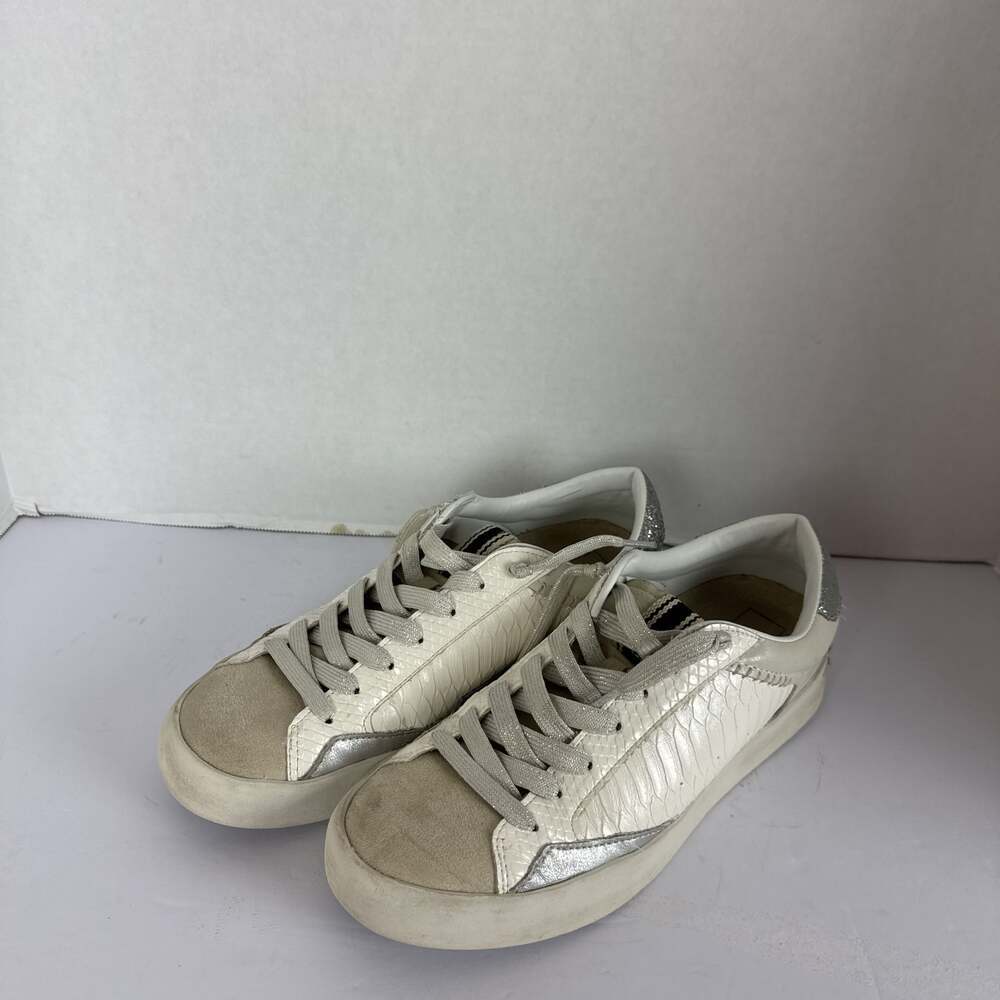 SHUSHOP Ruby Bone Snake Low Top Sneaker